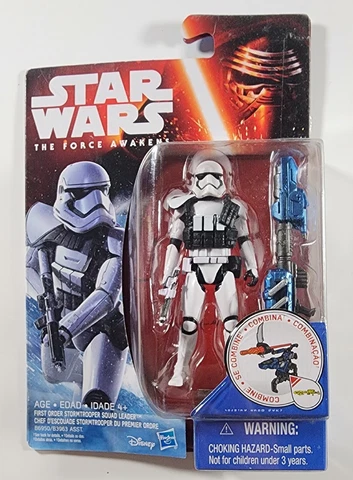 First Order Stormtrooper Squad Leader Hasbro Star Wars Force Awakens 3.75" Cover