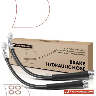 A-Premium Brake Hydraulic Hose Rear LH & RH Outer for Land Rover LR3 LR4 Range - Image 1 of 4