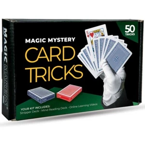 Kit 50 trucchi per carte con 2 mazzi carte Magic Mystery - Foto 1 di 5