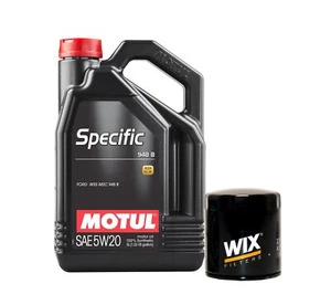 5L Motul SPECIFIC 948B 5W20 Wix Filter Motor Oil Change Kit API SN - Picture 1 of 1