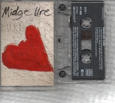 MIDGE URE - Pure - Cassette Tape Album *Playtested* Foto 1 de 2