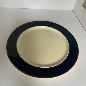 International Stoneware Bands of Celebration Chop Plate Bowl Cream & Sugar w/Lid - Picture 1 of 15