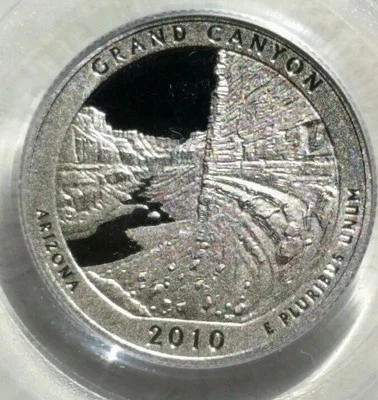 2010-S PCGS Grand Canyon CLAD National Park Quarter PR69 DCAM, FIRST STRIKE - Image 1 of 4