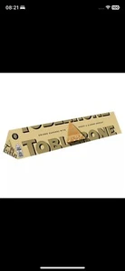 Rare Toblerone Large Bar 360g Golden Caramel With Honey & Almond Nougat - Picture 1 of 3