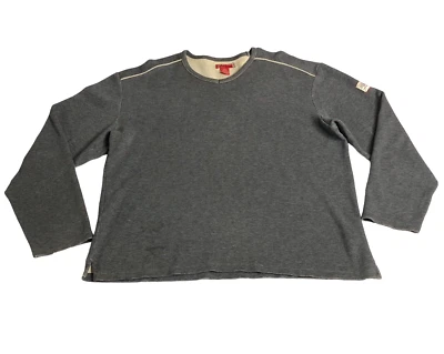 Vintage Guess Sweatshirt Mens L Gray Crew Neck Sweater USA 90s Y2k Grunge Preppy - Image 1 of 4