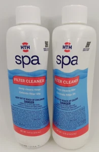 (2) HTH Spa Pool Filter Cleaner 16oz ~ New - Picture 1 of 2