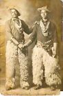 Photo vintage 8 x 10 Afro American Cowboys In Chaps années 1880