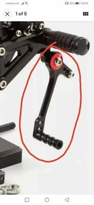 Shift Pedal Gear Shifter Levers For RS4 4T 125 (GPR125)11-2016 Rearsets Footpeg - Picture 1 of 3