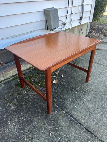 Mid Century Danish Modern Folke Ohlsson Teak Coffee Table For Dux Cover