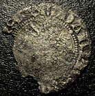 1422-1440 France Dauphine Charles VII Silver Patard 4 Deniers Rare French Coin