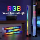 Light Bar RGB Music Sync Sound Control Rhythm Lamp 32 LED Car Atmosphere Strip