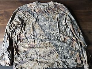 Outfitters Ridge Shirt Mens XL Camouflage Long Sleeve Hunting Woodland Forest