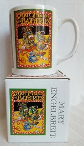 Mary Engelbreit DON'T FORGET THE BATTERIES Collectible Mug with Box - Picture 1 of 4