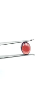 Natural Garnet oval 8x10mm cabochon for jewelry making loose gemstones AAA - Picture 1 of 6
