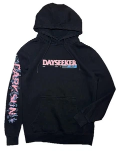 Felpa con cappuccio promozionale Dayseeker Dark Sun Album taglia M hardcore metal 2 lati - Foto 1 di 8