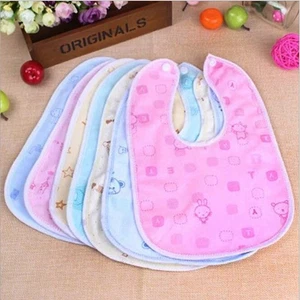 Newborn Toddler Infant Baby Boy Girl Bibs Waterproof Saliva Cartoon Towel .JO W5 - Picture 1 of 12