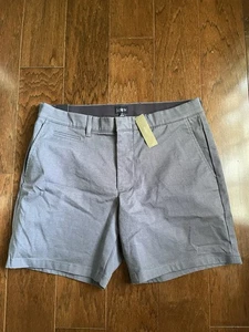J. Crew 7" Oxford Tech Casual Everyday Shorts US Men's 32 Blue BX307 NEW - Picture 1 of 12