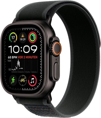 Apple Watch Ultra 2 49 mm Titan Schwarz GPS + Cellular – Ohne Zubehör - Bild 1 von 2