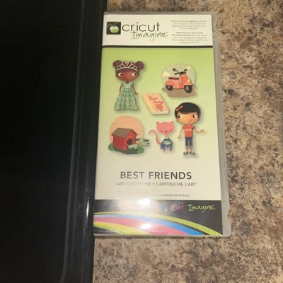 Cricut Imagine Best Friends 艺术卡带 完整 #2000634 全新 未使用 — 第 1/2 张图片