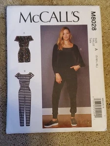 McCall's M8028 Pattern Misses Pull on Romper & Jumpsuit Size S-XL (8-22)  - Picture 1 of 2