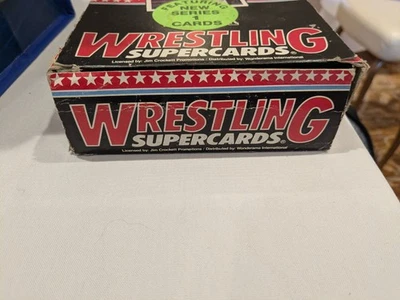 1988 Wonderama Superstars Box 48 PKS sealed Ric FLAIR / STING 4PKS FLAIR ON TOP - Image 1 of 4