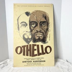 Tarjeta de colección The National Shakespeare Company Othello Play Window Illinois - Imagen 1 de 7