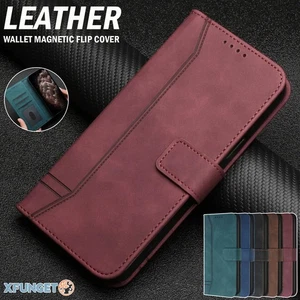 For OPPO Reno 14 Pro 13F A5 Pro A58 A60 Find X8 Case Leather Wallet Flip Cover - Picture 1 of 15