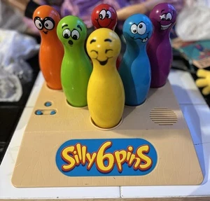 Vintage Hasbro Milton Bradley Silly 6 Pins Bowling Game 1999 Tested & Working - Picture 1 of 10