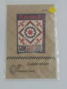 Homespun Charm Celebration!! Patriotic Eagle Wallhanging Quilt Pattern 27x38" - Picture 1 of 2