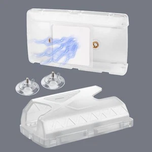 EZ Pass Holder Trasparente Clip Pack Pedaggio Pass Porta Transponder con Suctio... - Foto 1 di 6