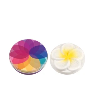 Mini Duftstein Frangipani mit Duftsteindose Blume bunt Baldini by Taoasis