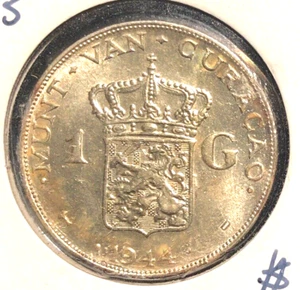 Curacao 1944-D Fiorino KM 45 AU - Foto 1 di 2