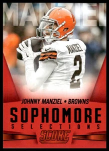 2015 Score #5 Johnny Manziel Sophomore Selections Red Cleveland Browns - Bild 1 von 2