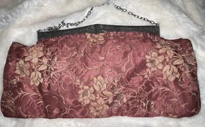 Antica, cornice bassorilievo in metallo anni '20, borsa stile flapper molto unica #12A - Foto 1 di 6