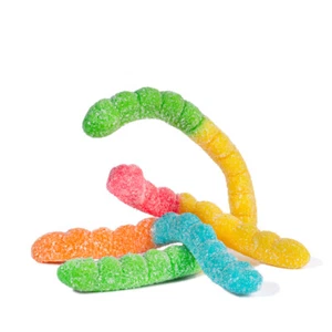 Albanese SOUR Grande Surtido Neón Goma Gusanos Caramelo Gomoso ¡Elige la Talla! ¡Envío gratis! - Imagen 1 de 4