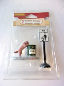 LEMAX #14364  "NO LITTERING"  FIGURINE  NEW IN SEALED PACKAGE - Picture 1 of 2