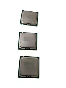 LOT OF 3 Intel Core 2 Duo CPU E7300 SLAPB 2.66GHZ 1066MHZ 3MB 2 LGA775/Socket T - Picture 1 of 3