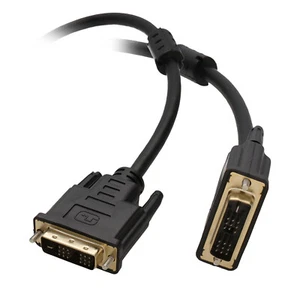 Câble DVI-D 18+1 Pin Mâle À Mâle 2M Pour PC/Moniteur/TV Affichage Vidéo - Bild 1 von 8