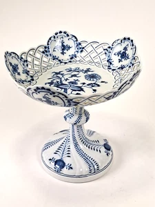 MEISSEN Porzellan Zwiebelmuster Tafelaufsatz H 22,5 cm Knaufzeit RESTAURIERT - Picture 1 of 15