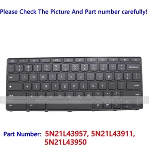 Nuovo per Lenovo 100e Chromebook Gen4 tastiera statunitense non retroilluminata 5N21L43957 - Foto 1 di 2