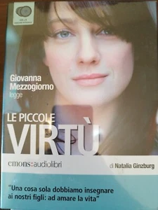 Le piccole virtù legge Giovanna mezzogiorno Natalia Ginzburg audiolibro 3 cd - Foto 1 di 2