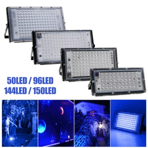 Faretto 50-200W LED UV luce nera proiettore impermeabile faro decorazione festa - Foto 1 di 24