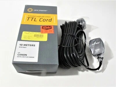 ProMaster Extended Length Off-Camera TTL for Canon 32.8 feet/10 meters (#6262) - Image 1 of 2