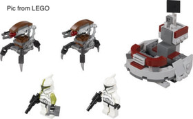 LEGO Star Wars 75000 Clone Troopers vs. Droidekas Set Complete See Note