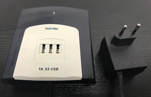 DeTeWe TA 33 USB - ISDN-TK-Anlage 2 Nebenstellen 2x S0-ISDN, 3x TAE, 1x USB (B) - Bild 1 von 3