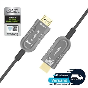 🎥 Phoossno 8K HDMI 2.1 Fiber Optic Kabel | 48Gbps | 10m | eARC PS5 RTX3080/3090 - Bild 1 von 7
