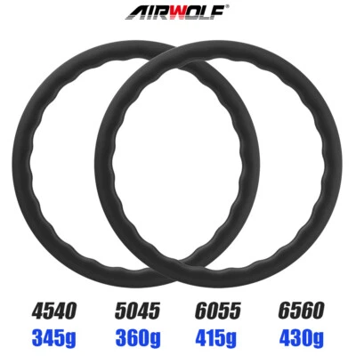 AIRWOLF Carbon Rennrad Felgen Sawtooth Gravel Bike Rimset Road Bike Leicht 700c - Bild 1 von 4