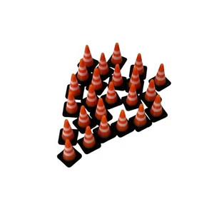 1/50 Scale Traffic Cones *24 Pack* White Bands - Picture 1 of 3