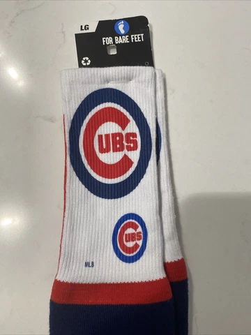 MLB Chicago Cubs Crew Height Socks Men's Large 10-13 NWT Cover