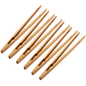 6 Pezzi Pinzette Strumento Abilità Motoria Fine Giocattoli Bambino Genitore-Bambino Legno - Foto 1 di 12